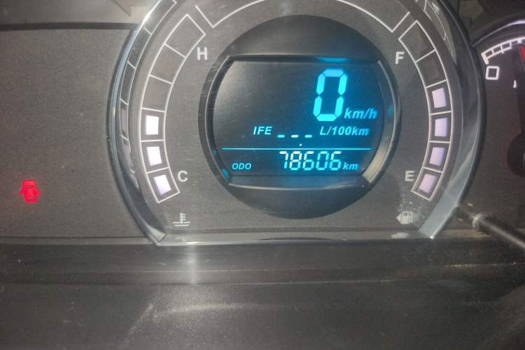 Used Great Wall M4 2012 1.5L Manual Luxury Version Odometer Close Up