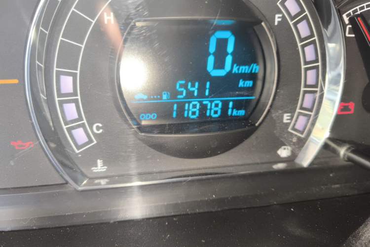 Used Great Wall M4 2012 1.5L Manual Comfort Version Odometer Close Up