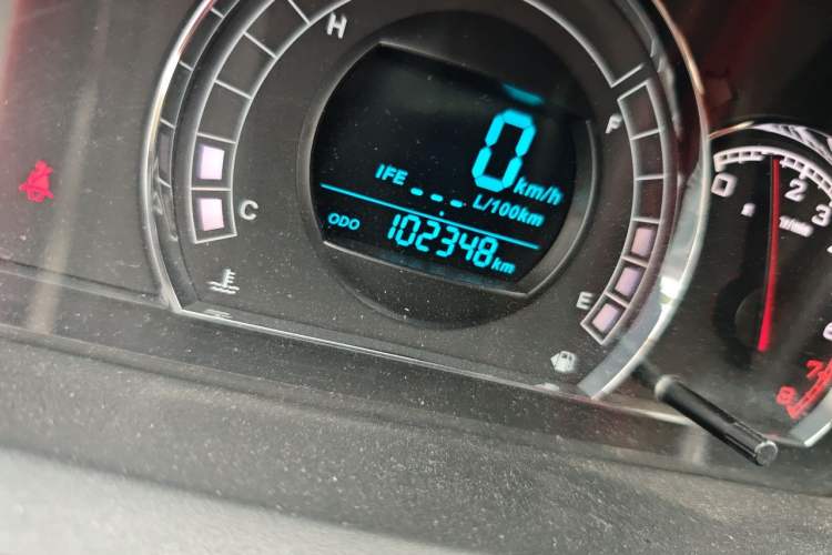 Used Great Wall M4 2012 1.5L Manual Comfort Version Odometer Close Up