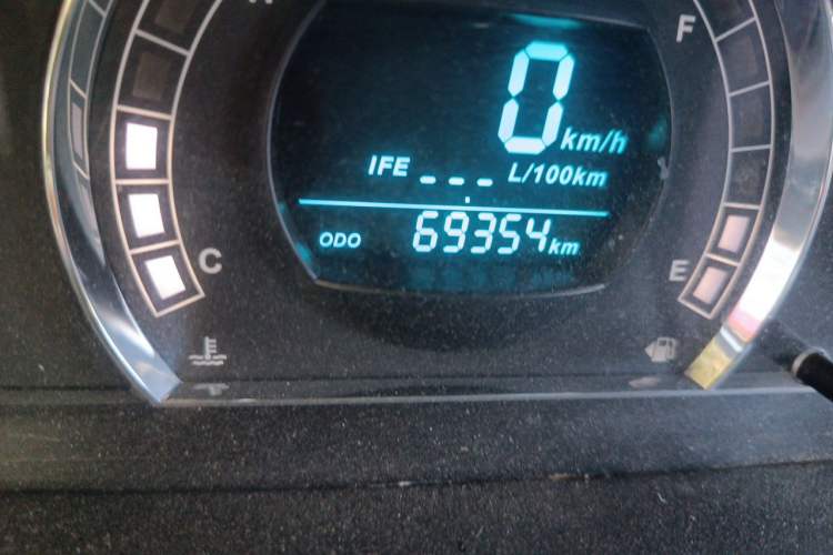 Used Great Wall M4 2012 1.5L Manual Luxury Version Odometer Close Up