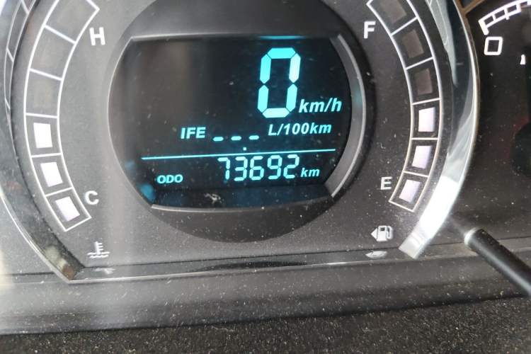 Used Great Wall M4 2014 1.5L Manual Luxury Model Odometer Close Up