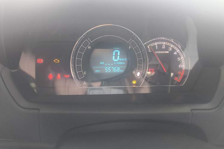 Used Great Wall M4 2014 1.5L Manual Comfort Model Odometer Close Up