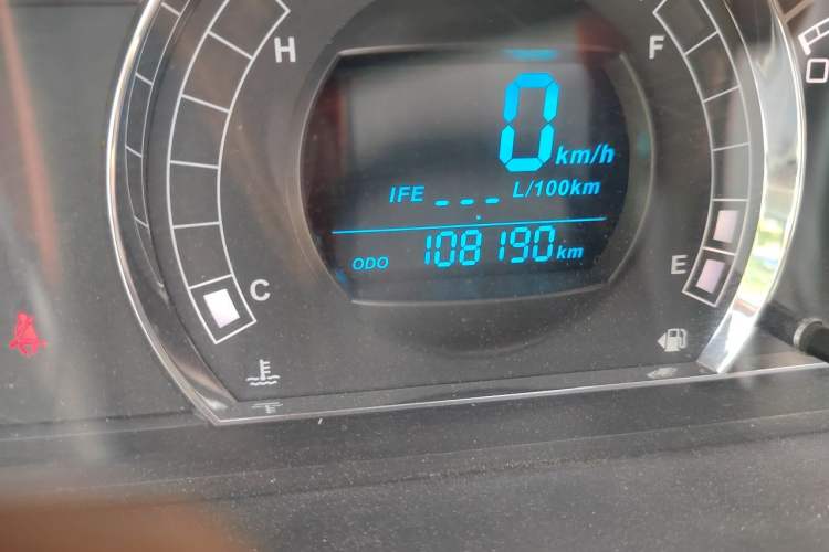 Used Great Wall M4 2014 1.5L Manual Comfort Model Odometer Close Up
