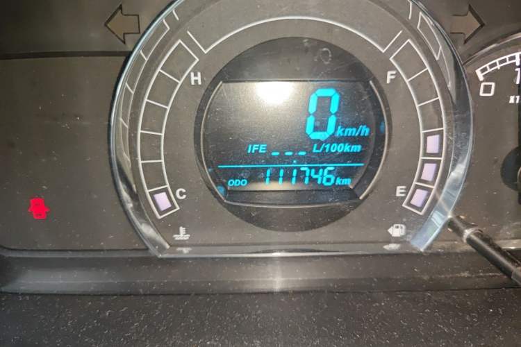 Used Great Wall M4 2014 1.5L Manual Comfort Model Odometer Close Up