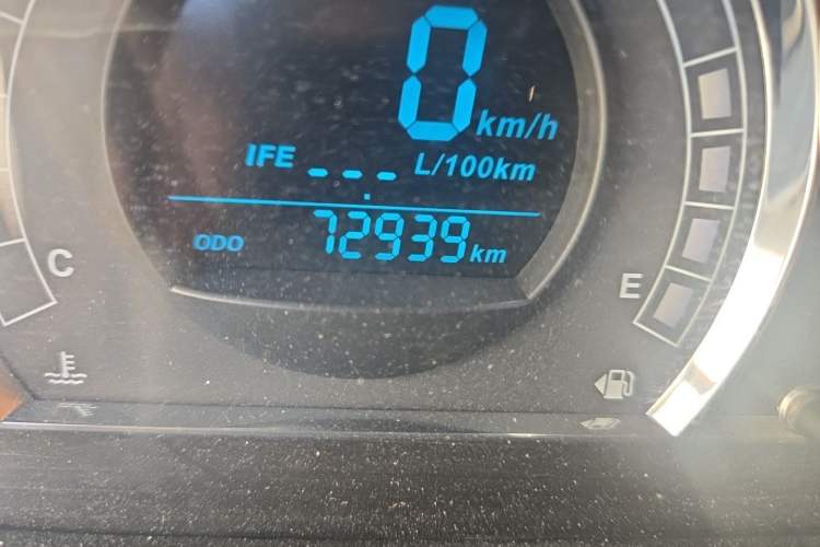 Used Great Wall M4 2014 1.5L Manual Luxury Model Odometer Close Up