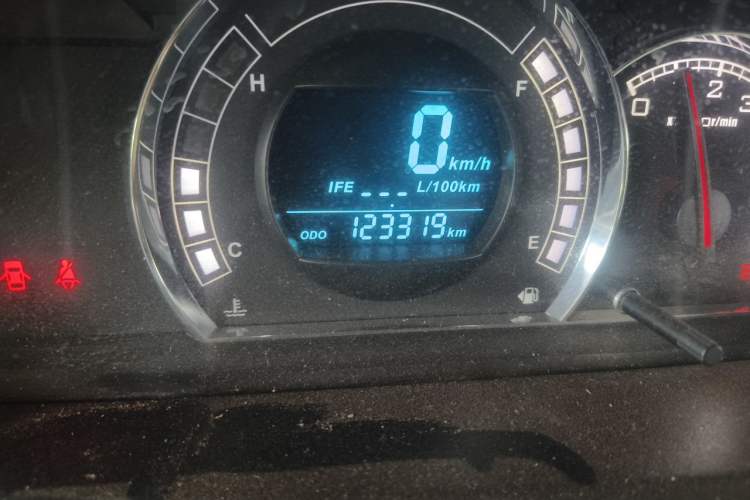 Used Great Wall M4 2014 1.5L Manual Comfort Model Odometer Close Up