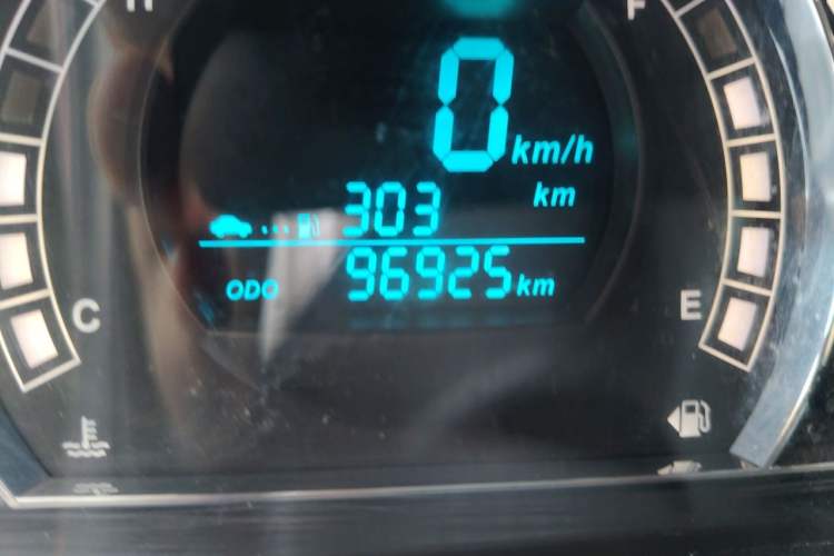 Used Great Wall M4 2014 1.5L Manual Luxury Model Odometer Close Up