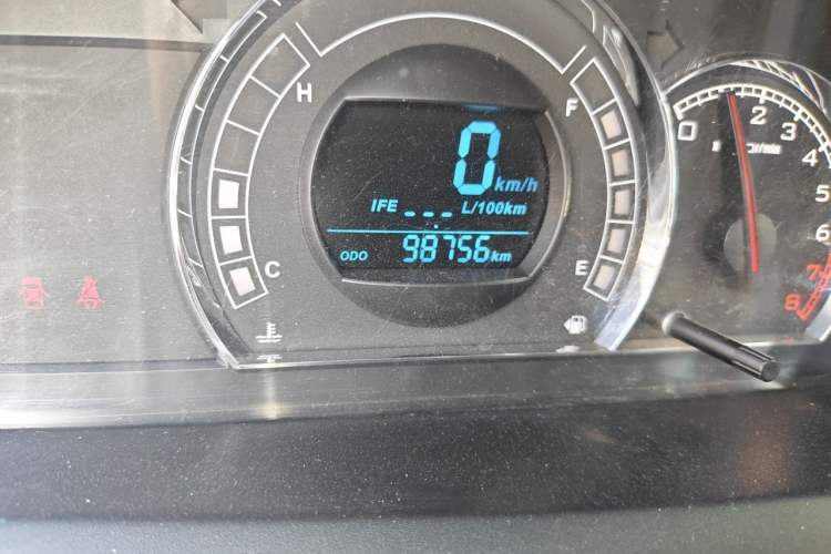 Used Great Wall M4 2014 1.5L Manual Comfort Model Odometer Close Up