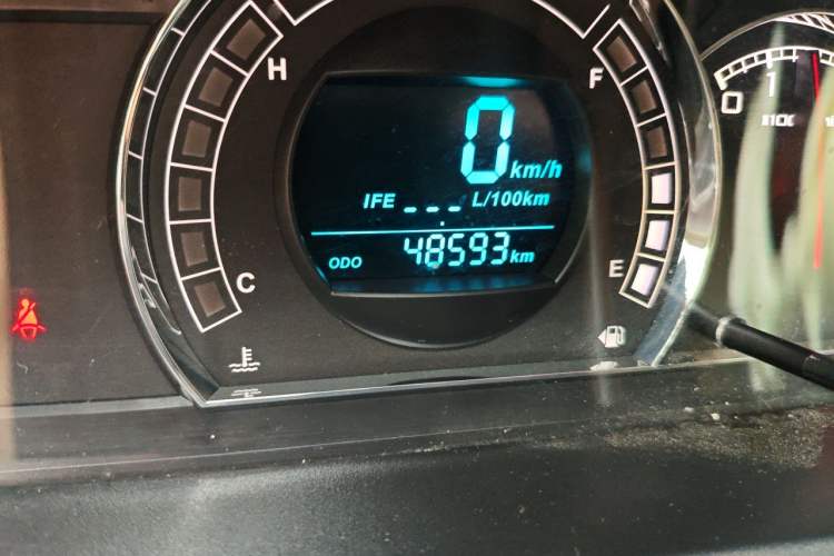 Used Great Wall M4 2014 1.5L Manual Luxury Model Odometer Close Up