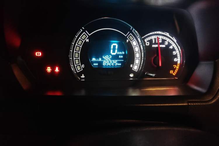 Used Great Wall M4 2014 1.5L Manual Comfort Model Odometer Close Up