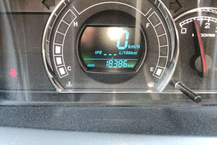 Used Great Wall M4 2014 1.5L Manual Luxury Model Odometer Close Up