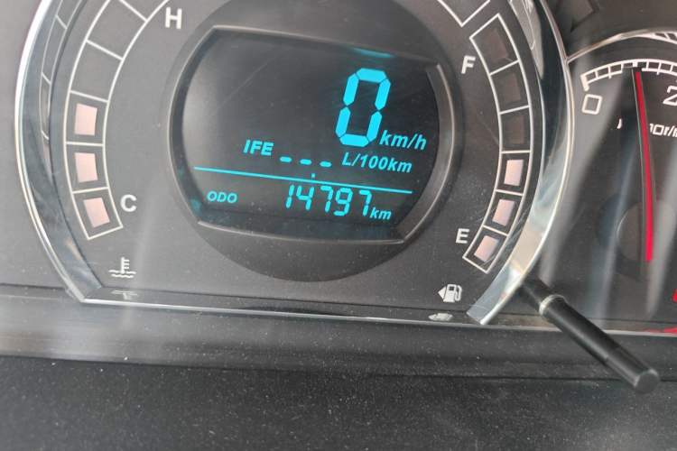 Used Great Wall M4 2014 1.5L Manual Luxury Model Odometer Close Up