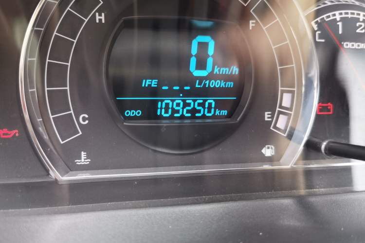 Used Great Wall M4 2014 1.5L Manual Comfort Model Odometer Close Up