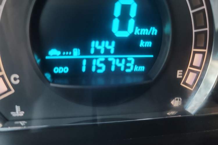 Used Great Wall M4 2014 1.5L Manual Luxury Model Odometer Close Up