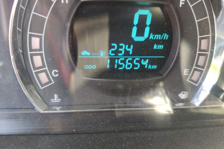 Used Great Wall M4 2014 1.5L Manual Luxury Model Odometer Close Up