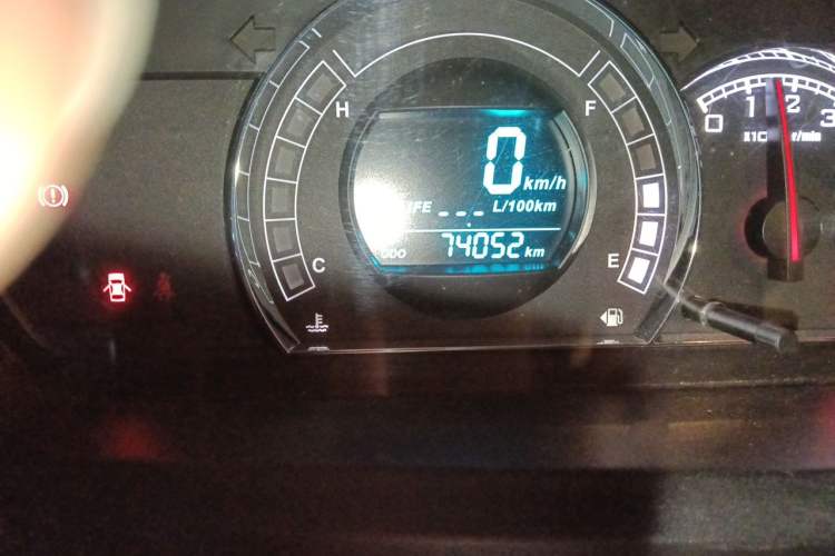 Used Great Wall M4 2014 1.5L Manual Luxury Model Odometer Close Up