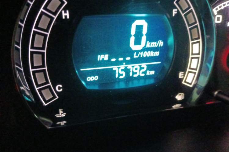 Used Great Wall M4 2014 1.5L Manual Luxury Model Odometer Close Up