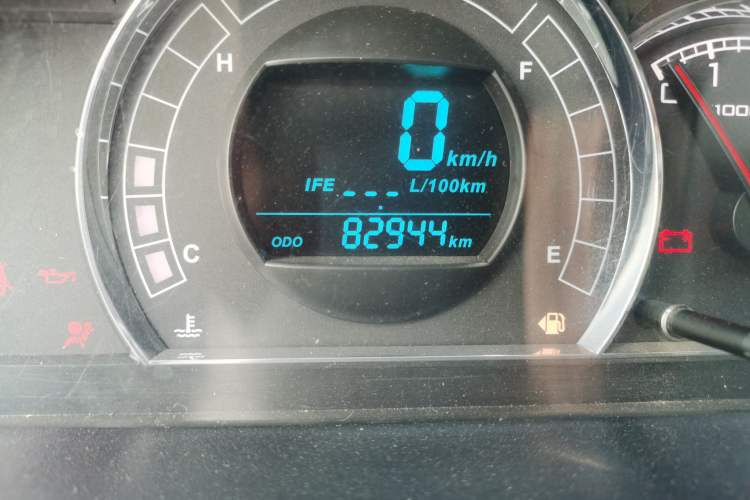 Used Great Wall M4 2014 1.5L Manual Luxury Model Odometer Close Up