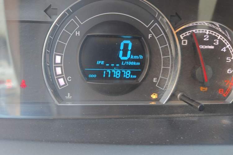 Used Great Wall M4 2014 1.5L Manual Luxury Model Odometer Close Up