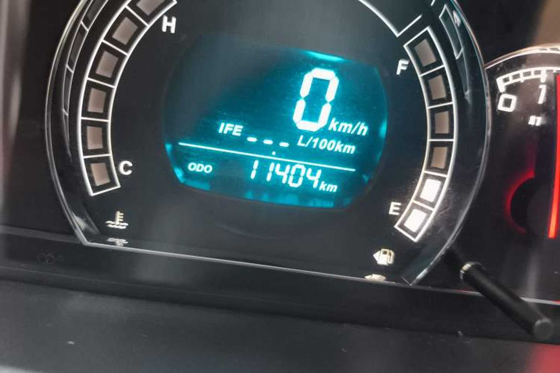 Used Great Wall M4 2014 1.5L Manual Luxury Model Odometer Close Up
