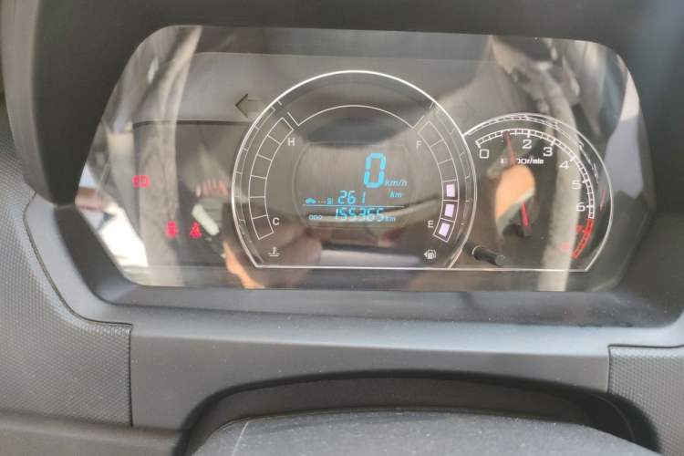 Used Great Wall M4 2014 1.5L Manual Comfort Model Odometer Close Up