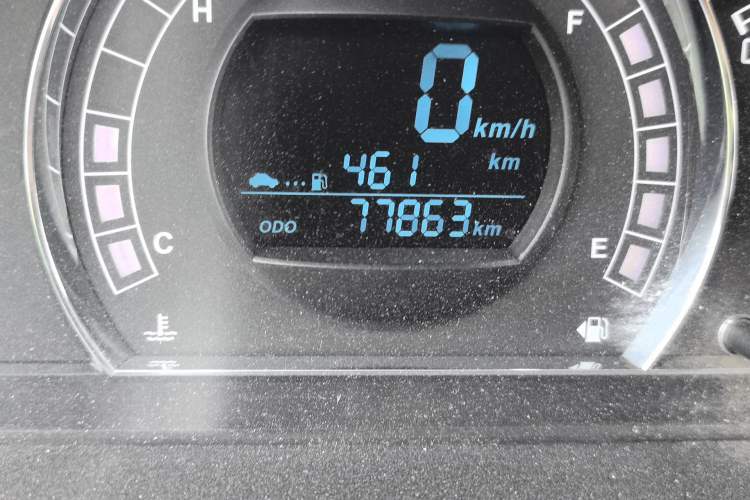 Used Great Wall M4 2014 1.5L Manual Comfort Model Odometer Close Up