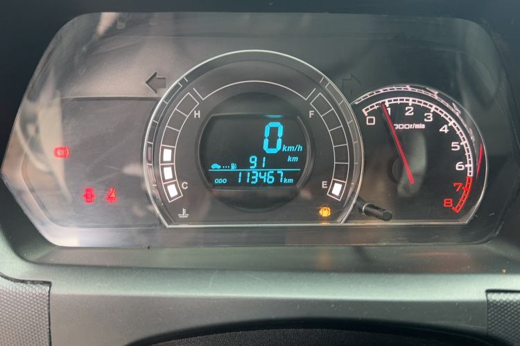 Used Great Wall M4 2014 1.5L Manual Comfort Model Odometer Close Up