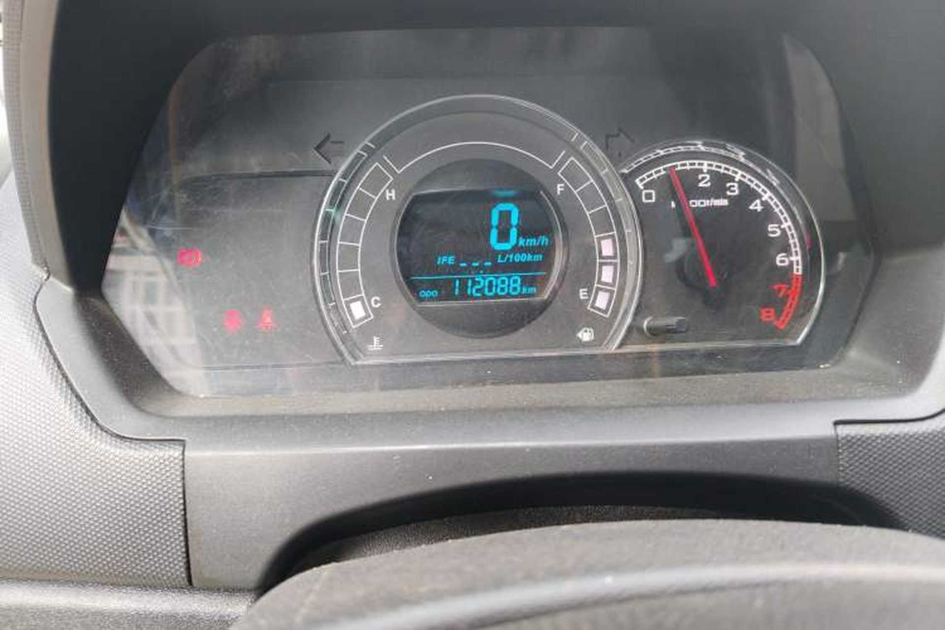 Used Great Wall M4 2014 1.5L Manual Luxury Model Odometer Close Up