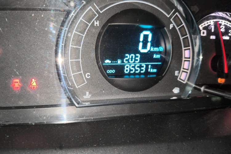 Used Great Wall M4 2014 1.5L Manual Luxury Model Odometer Close Up