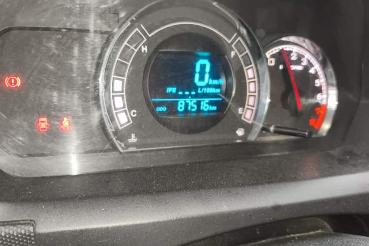 Used Great Wall M4 2014 1.5L Manual Comfort Model Odometer Close Up