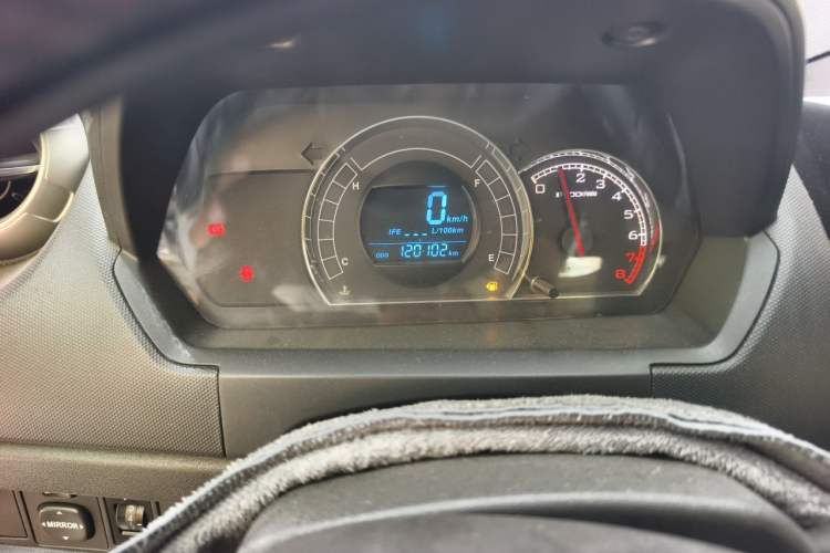 Used Great Wall M4 2014 1.5L Manual Comfort Model Odometer Close Up