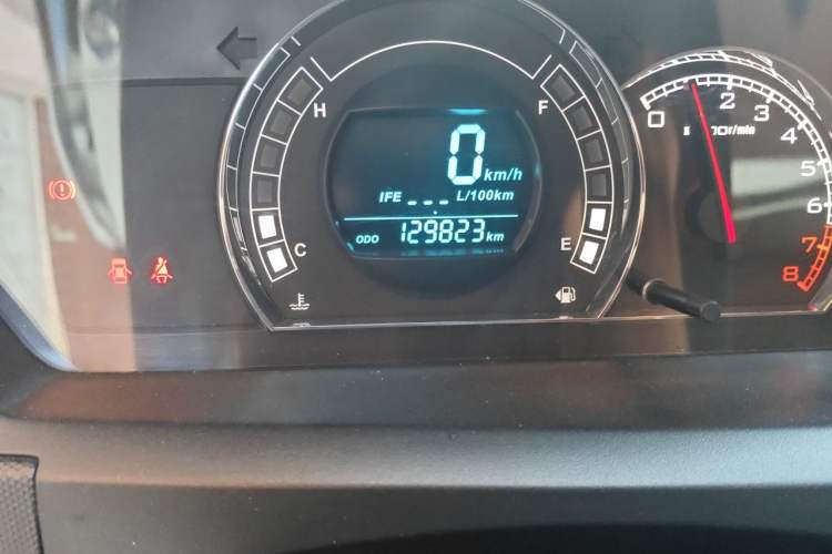 Used Great Wall M4 2014 1.5L Manual Luxury Model Odometer Close Up