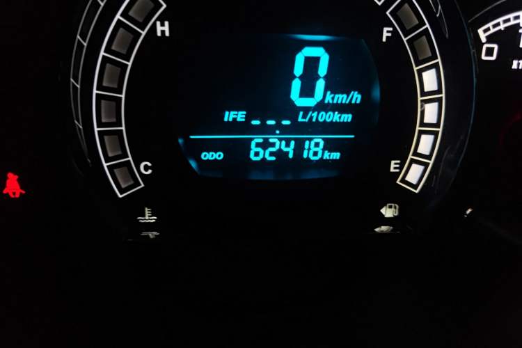Used Great Wall M4 2014 1.5L Manual Comfort Model Odometer Close Up
