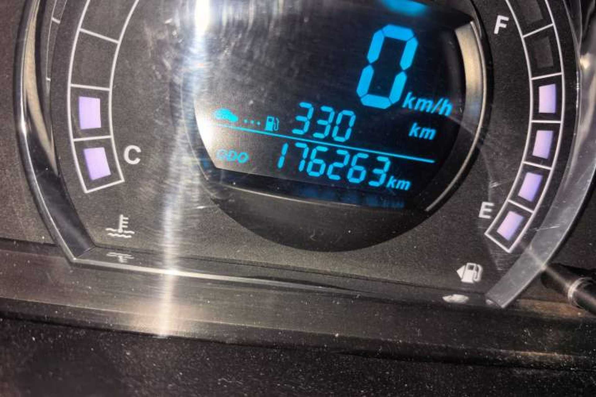 Used Great Wall M4 2014 1.5L Manual Comfort Model Odometer Close Up