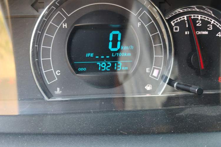 Used Great Wall M4 2014 1.5L Manual Luxury Model Odometer Close Up