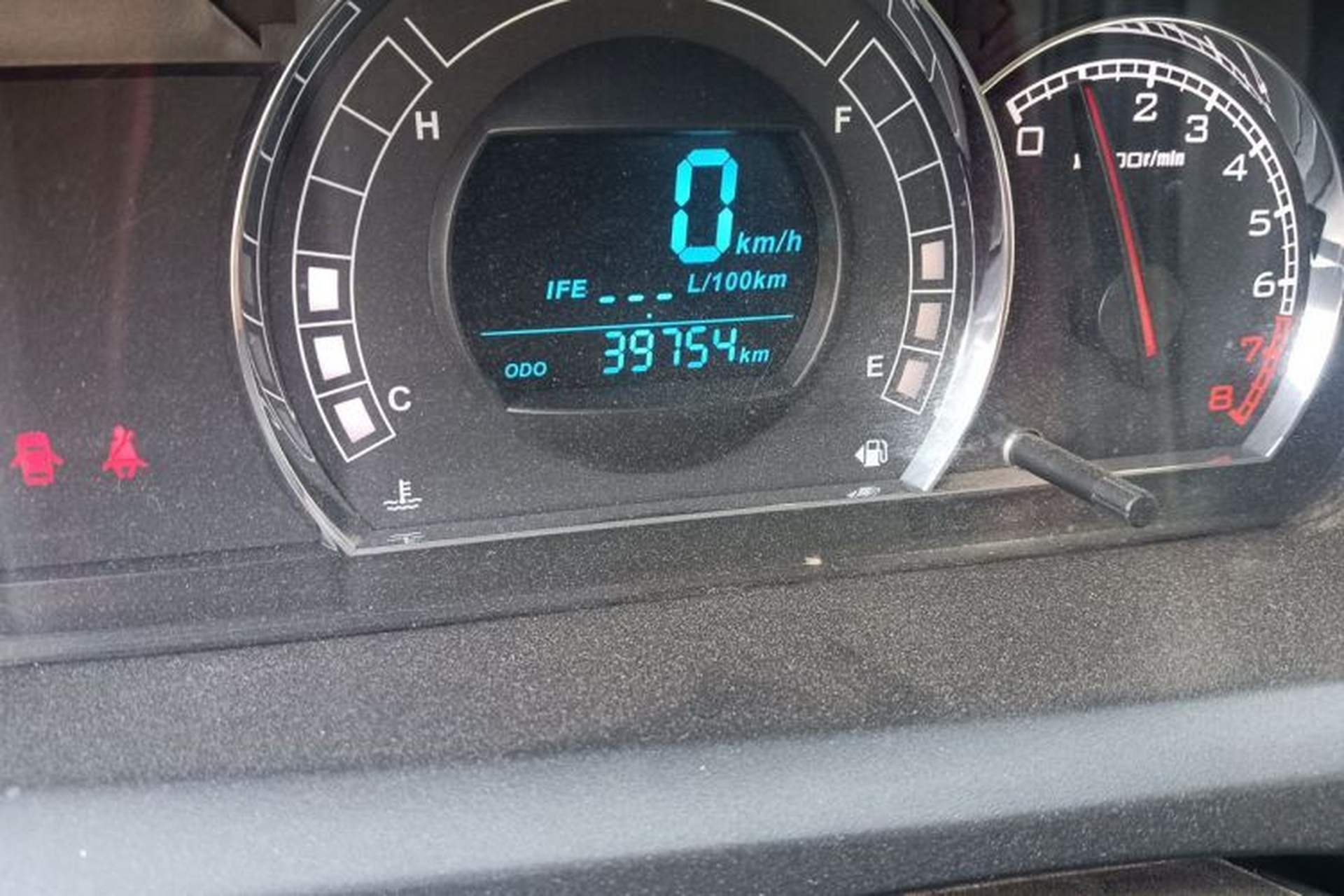 Used Great Wall M4 2014 1.5L Manual Luxury Model Odometer Close Up