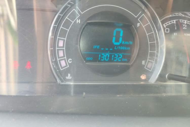 Used Great Wall M4 2014 1.5L Manual Comfort Model Odometer Close Up