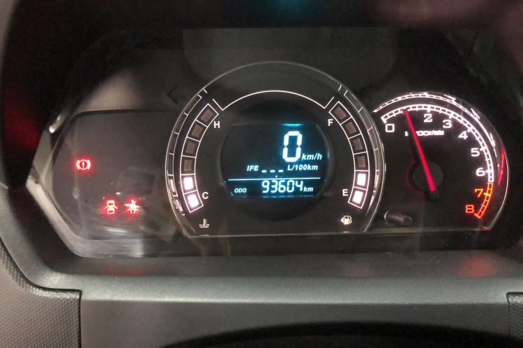 Used Great Wall M4 2014 1.5L Manual Comfort Model Odometer Close Up