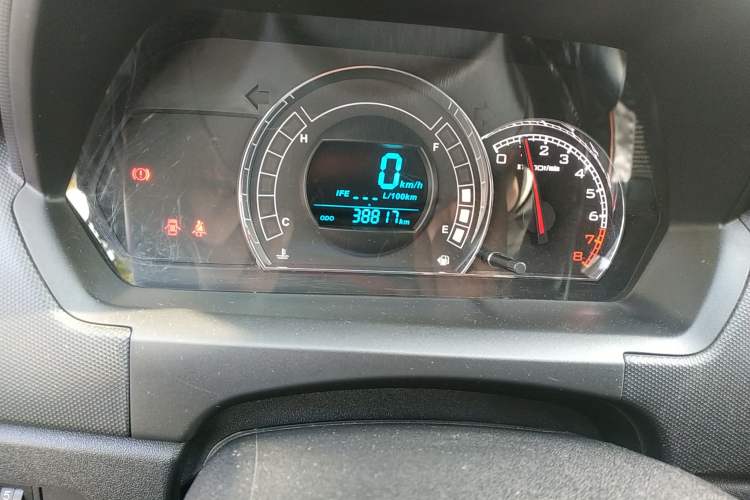 Used Great Wall M4 2014 1.5L Manual Luxury Model Odometer Close Up