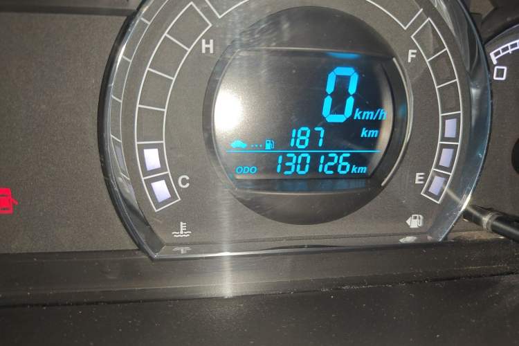 Used Great Wall M4 2014 1.5L Manual Luxury Model Odometer Close Up