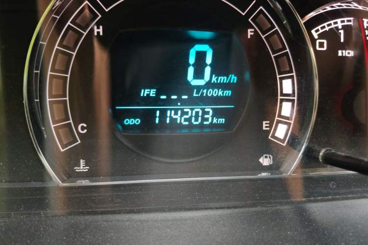 Used Great Wall M4 2014 1.5L Manual Luxury Model Odometer Close Up