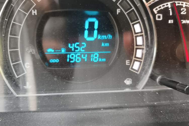 Used Great Wall M4 2014 1.5L Manual Comfort Model Odometer Close Up