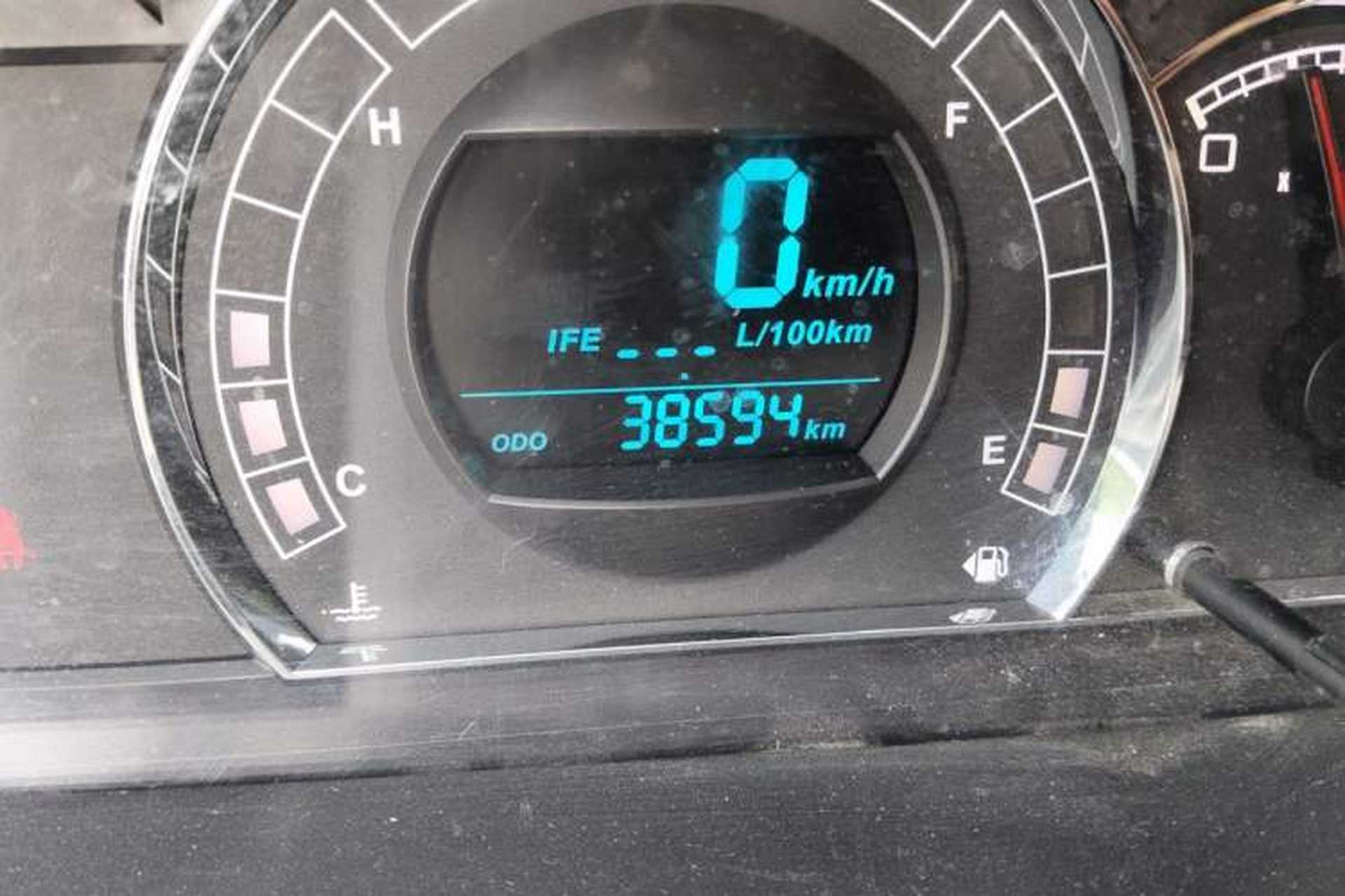 Used Great Wall M4 2014 1.5L Manual Comfort Model Odometer Close Up