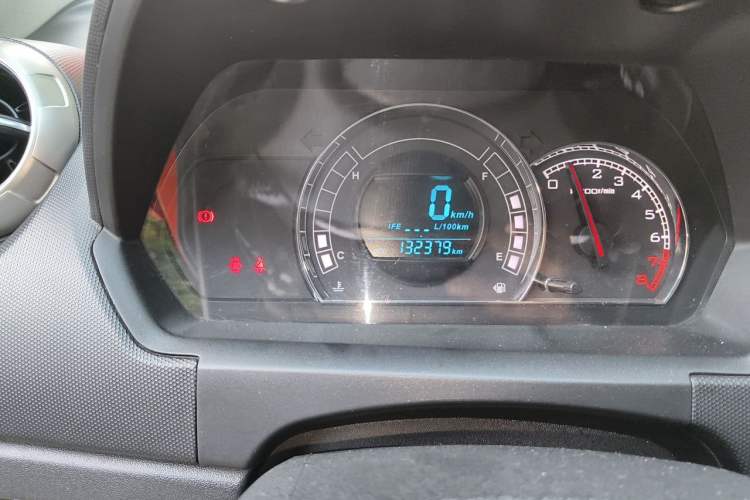 Used Great Wall M4 2014 1.5L Manual Luxury Model Odometer Close Up