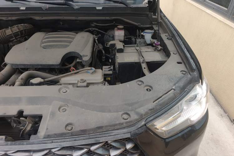 Used Great Wall Poer 2019 2.0T Commercial Version Manual Diesel Two-Wheel Drive Elite Long-Box GW4D20M Engine Bay Left