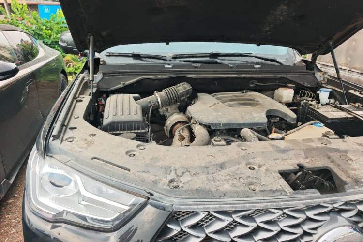 Used Great Wall Poer 2019 2.0T Commercial Version Manual Diesel 4x4 Navigation Type Long Bed GW4D20M Engine Bay Right