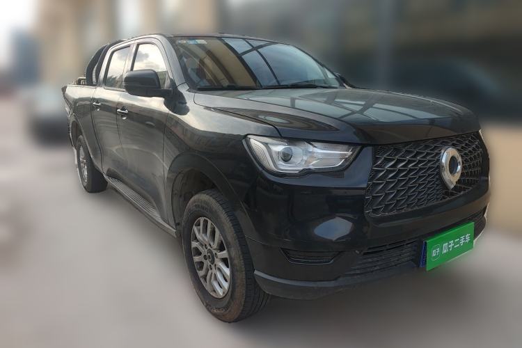 Used Great Wall Poer 2019 2.0T Commercial Version Manual Diesel Two-Wheel Drive Elite Long-Box GW4D20M Front Right 45 Deg