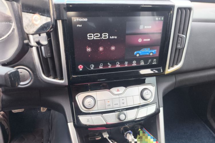Used Great Wall Poer 2019 2.0T Commercial Version Manual Diesel Two-Wheel Drive Elite Long-Box GW4D20M Audio And AC Panel