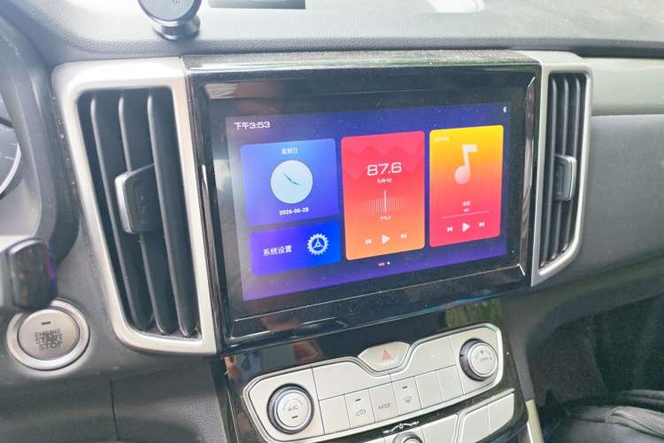 Used Great Wall Poer 2019 2.0T Commercial Version Manual Diesel Two-Wheel Drive Elite Long-Box GW4D20M Audio And AC Panel
