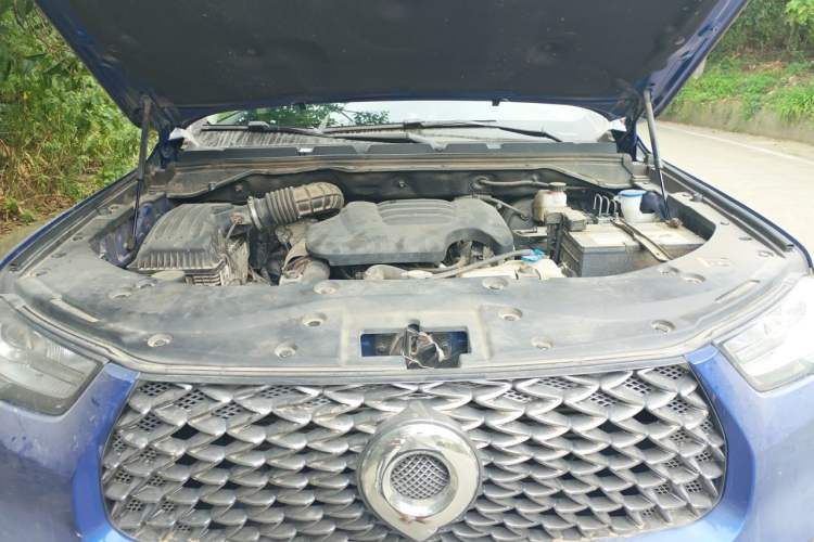 Used Great Wall Poer 2019 2.0T Commercial Version Manual Diesel Two-Wheel Drive Elite Long-Box GW4D20M Engine Bay